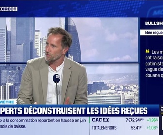 Replay BFM Bourse - Bullshitomètre : Les marchés actions ont raison d'être optimistes sur la nouvelle vague de droits de douane qui arrive - FAUX répond Jean-François Robin - 09/07