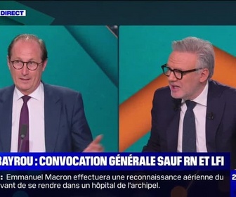 Replay 20h Brunet - Bayrou écrit aux chefs de partis, sauf RN-LFI - 18/12