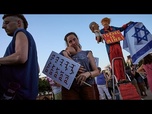 Replay Des Israéliens manifestent à Tel Aviv contre les violences de colons en Cisjordanie