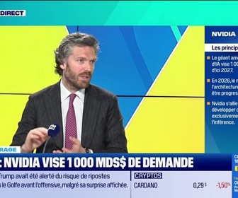 Replay Tout pour investir - Puces : NVIDIA vise 1 000 milliards de dollars de demande