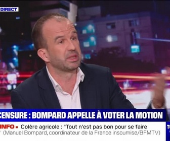 Replay Tout le monde veut savoir - Censure : Bompard appelle à voter la motion - 20/11