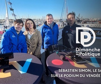 Replay Dimanche en politique - Pays de la Loire - Vendée Globe 2024-2025 - Sébastien Simon, le Sablais sur le podium