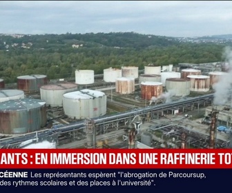 Replay BFM Première - Prix des carburants: en immersion dans la raffinerie de Feyzin