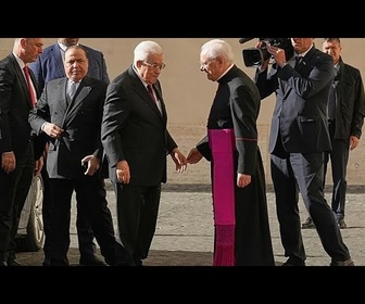 Replay Mahmoud Abbas accueilli pour la première fois par le pape Léon XIV au Vatican
