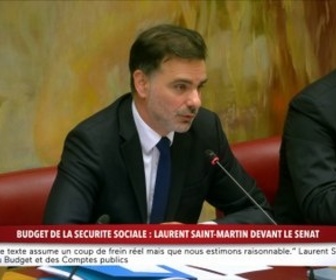 Replay 100% Sénat - Budget de la sécurité sociale : Laurent Saint-Martin devant le Sénat