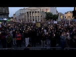 Replay Manifestation à Subotica en Serbie : 16 minutes de silence pour les 16 victimes de Novi Sad