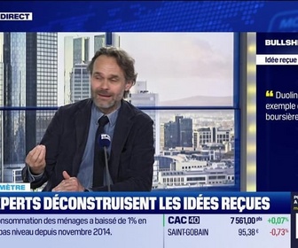 Replay BFM Bourse - Bullshitomètre :Duolingo est un exemple de pépite boursière - FAUX répond Charles Monot - 30/04