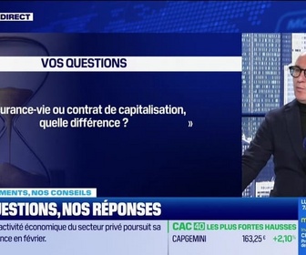 Replay BFM Bourse - Culture Bourse : Assurance-vie ou contrat de capitalisation, quelle différence ? - 21/02