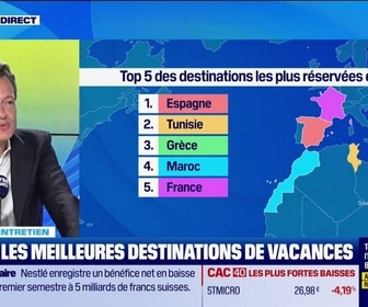 Replay Good Morning Business - Le Grand entretien : Fram, les meilleures destinations de vacances - 24/07