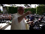 Replay 200 motards se rassemblent à Castel Gandolfo pour la bénédiction de leurs motos