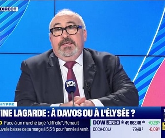 Replay Good Morning Business - Emmanuel Lechypre face à Jean-Marc Daniel : Christine Lagarde, à Davos ou à l'Élysée ? - 19/02