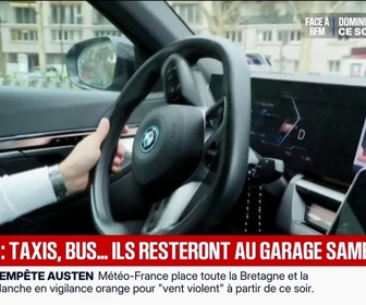 Replay BFM Première - Manifestation du 24 octobre: certains taxis ont décidé de ne pas travailler