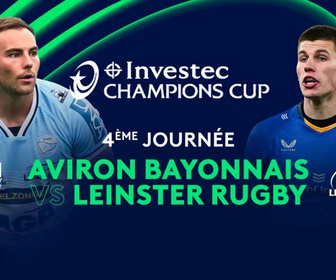 Replay Investec Champions Cup - 17/01/2026