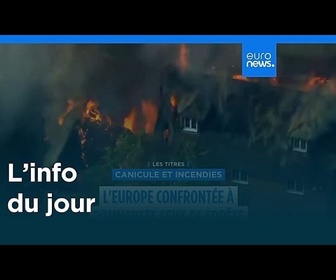 Replay L'info du jour | 14 août 2026 - Soir