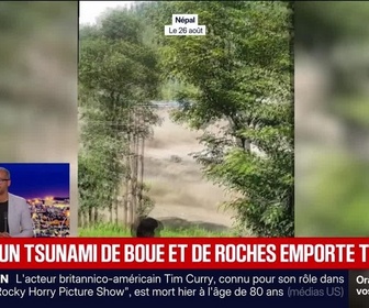 Replay BFM Grand Soir - Népal : un tsunami de boue et de roches emporte tout - 26/08