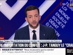 Replay BFM Politique - Guerre au Moyen-Orient: Souhaiter la fin d'un régime, ça ne veut pas dire qu'il suffit de claquer des doigts ou même de déclencher une guerre pour le faire, lance Jean-Philippe Tanguy (RN)