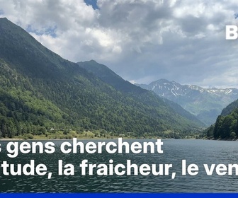 Replay ROBIN DE BFM - Canicule: ils partent chercher de la fraicheur en montagne