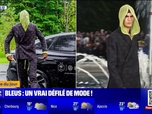 Replay L'image du jour - Cagoule verte, talons... L'arrivée des Bleus à Clairefontaine devient la Fashion Week des footballeurs