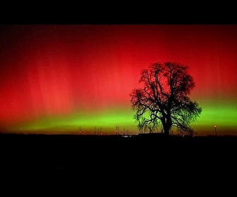 Replay Aurores boréales dans le ciel nocturne allemand