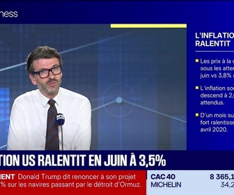 Replay BFM Bourse - On refait la séance : L'inflation US ralentit en juin à 3,5% - 14/07