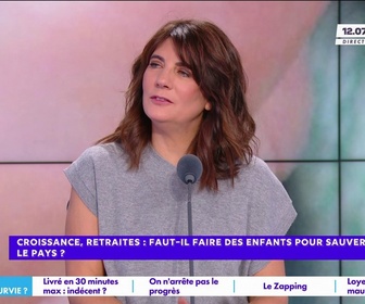 Replay Estelle Midi - Croissance, retraite : faut-il faire des enfants pour sauver le pays ?