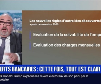 Replay BFM Première - BFM éco : Découverts bancaires, cette fois, tout est clair ! - 05/11