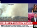Replay BFM Grand Soir - Plus de 200 hectares parcourus dans le Var, le vent inquiète - 20/07
