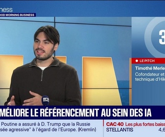 Replay Good Morning Business - Le Pitch : Hikoo améliore le référencement au sein des IA - 09/09