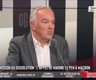 Replay Les Grandes Gueules - Démission ou dissolution : l' appel de Marine Le Pen à Macron