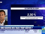 Replay BFM Bourse - Le chiffre du jour : 2,30 % = l'inflation anticipée sur le marché des swaps pour les 12 prochains mois - 25/06