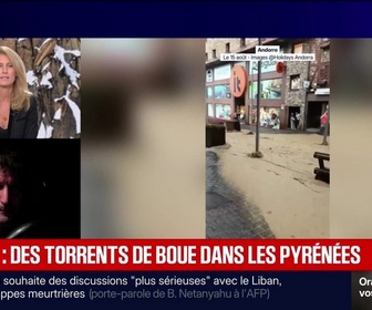 Replay BFM Grand Soir - La Mongie : la route coupée par les intempéries - 15/08