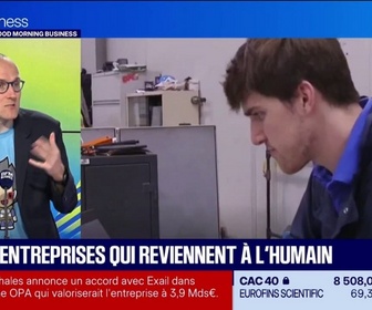 Replay Good Morning Business - IA : ces entreprises qui reviennent à l'humain