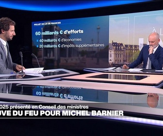 Replay Info Éco - Budget 2025 : l'épreuve du feu pour Michel Barnier