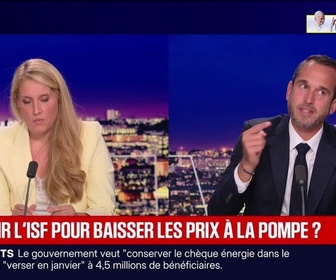 Replay BFM Grand Soir - Rétablir l'ISF pour baisser les prix à la pompe - 22/09