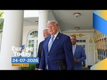 Replay Europe Today : Trump impose de nouveaux droits de douane, l'UE adopte des sanctions contre la Russie