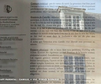 Replay M6+ Crime - Rapt parental : Camille, 5 ans, portée disparue