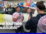 Replay ROBIN DE BFM - Il conduit le poireau de la caravane du Tour de France