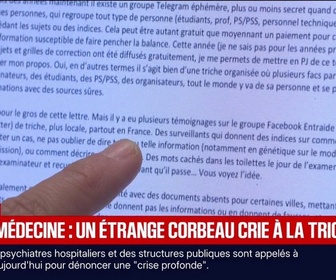 Replay BFM Première - C'est gravissime, si c'est le cas: les étudiants en médecine bouleversés par les soupçons de triche à leur concours oral d'internat