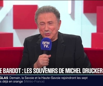 Replay 20H BFM - Mort de Brigitte Bardot: On a eu évidemment les animaux en commun (...) on s'écrivait beaucoup, assure Michel Drucker
