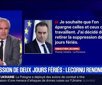 Replay BFM Grand Soir - Jours fériés : la première concession de Lecornu ? - 13/09