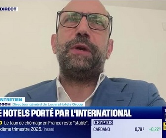 Replay Eduardo Bosch, directeur général de Louvre Hotels Group, est l'invité de good morning business
