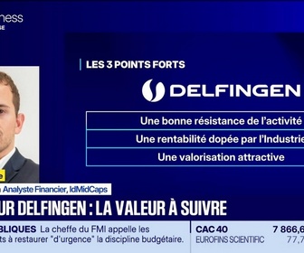 Replay BFM Bourse - Valeur ajoutée : Ils apprécient Delfingen - 14/10