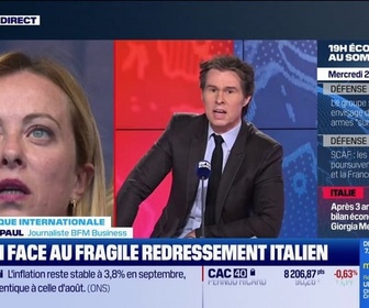 Replay Le 19h Eco - Italie : trois ans de Giorgia Meloni, quel bilan ?