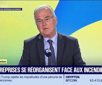 Replay Good Morning Business - Les entreprises se réorganisent face aux incendies
