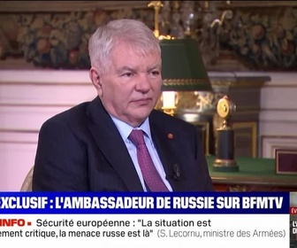 Replay Tout le monde veut savoir - Guerre en Ukraine : La Russie a tout intérêt à parvenir à la paix, affirme l'ambassadeur russe - 12/03