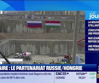 Replay Good Morning Business - Russie/Hongrie : le rapprochement autour de la centrale nucléaire Paks II