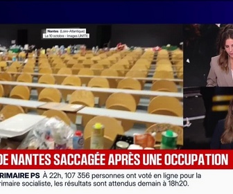Replay BFM Grand Soir - La Fac de Nantes saccagée après une occupation - 10/10
