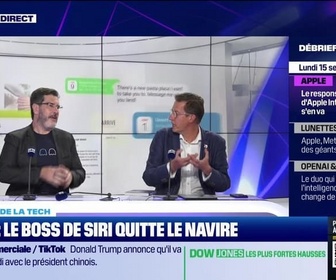 Replay Tech & Co, la quotidienne - Apple : le boss de Siri quitte le navire - 15/09