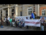 Replay Allemagne : rassemblement pro-ukrainien à l'ouverture du procès Nord Stream