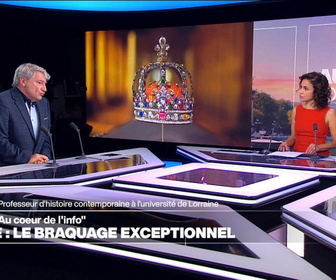 Replay Au cœur de l'info, l'invité - Eric Anceau : Il y a une émotion mondiale après le vol du musée du Louvre